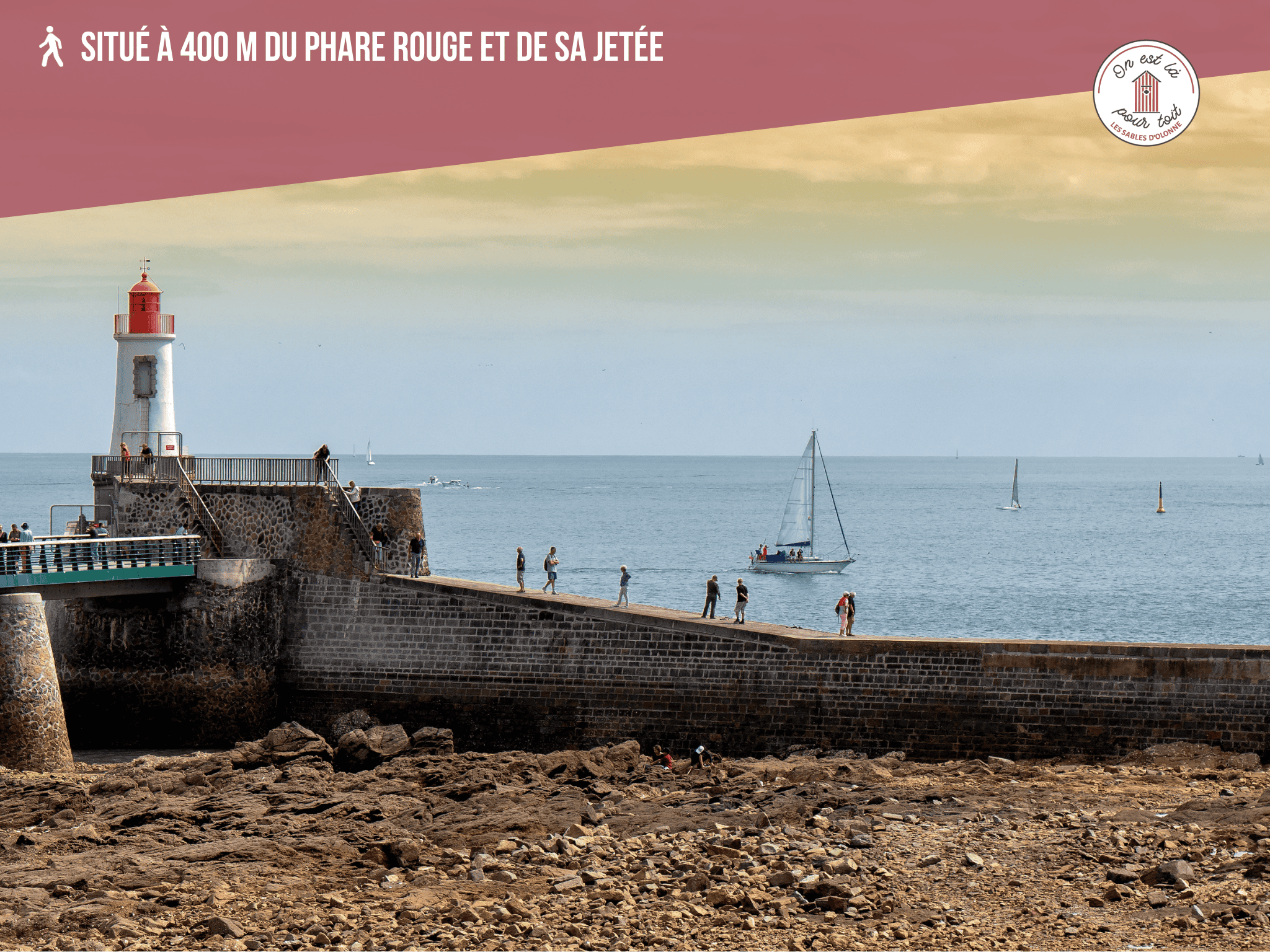 Phare rouge Les Sables d'Olonne