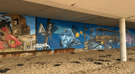 street art Remblai des Sables d'Olonne
